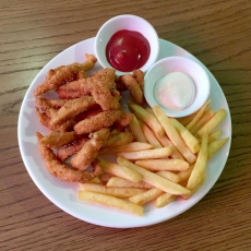 Хрустящие куриные палочки Хрустящие куриные палочки